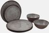 Bo-Camp Bo Camp 12 delige Serviesset Halo melamine beige online kopen