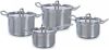 BK Q linair Master Glas Pannenset Met Glazen Deksels 4 delig online kopen
