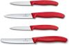 Victorinox Swiss Classic Keukenset 4 delig Rood RVS online kopen