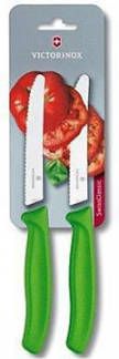 Victorinox Swissclassic Tomatenmes 11cm 2 delig Groen online kopen