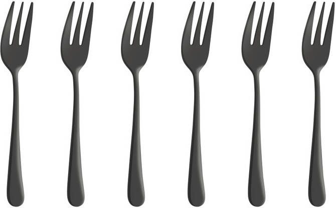 Amefa gebaksvorkjes Austin vintage zwart 6 delig online kopen